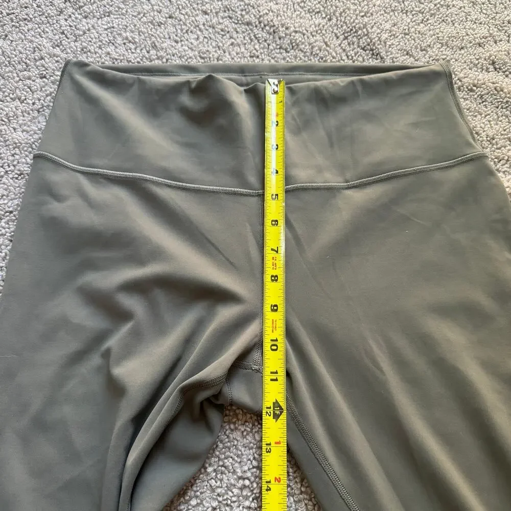 Lululemon Women’s Wunder Train High Rise Tight 25” Olive Green Leggings Size 14 - Picture 6 of 9
